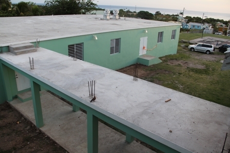New million dollar ultra modern cafeteria at the Charlestown Primary School moments before the facility was officially handed over on April 25, 2012